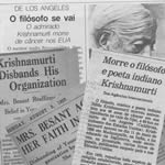 Krishnamurti - coupures de presse